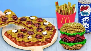 Best of MAGNET COOKING Compilation #2 | DIY Satisfying Magnet Balls - Stop Motion Cooking ASMR