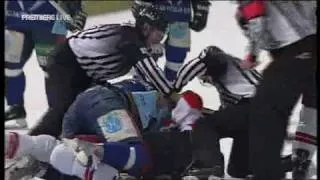 Alba Volan SC - Red Bull Salzburg hockey fights