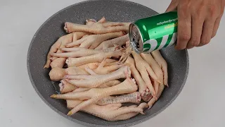 Just pour Sprite over chicken Feet! You will forget about KFC