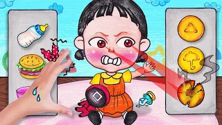 Take Care Baby DOLL S.GAME | Stop Motion Paper | Seegi Channel