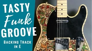 Super Tasty Funk Groove | Guitar Backing Track Jam in E