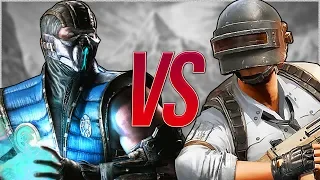 САБ-ЗИРО МОРТАЛ КОМБАТ VS PUBG | СУПЕР РЭП БИТВА | Sub-Zero Mortal Kombat ПРОТИВ PlayerUnknown's