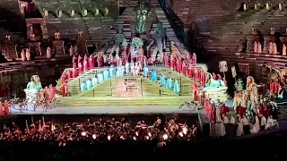 Opera Aida & Triumphal March at Verona Arena