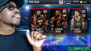 NBA LIVE MOBILE SEASON 3 PACK OPENING! Pulling Elites In Pro Packs Gameplay! Ep. 2