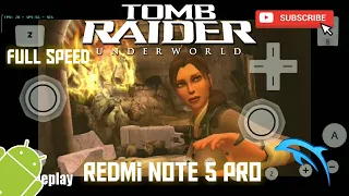 Tomb Raider Underworld Wii Dolphin MMJ Gameplay+Settings || Redmi Note 5 Pro Snapdragon 636
