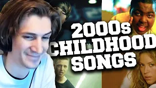 xQc Reacts to Songs That 2000s Kids Grew Up With