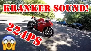 Ich fahre zum ERSTEN mal eine DUCATI PANIGALE V4 S | Full Akrapovic System