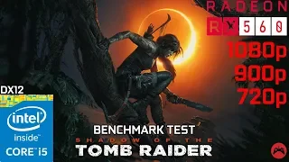 Shadow of the Tomb Raider | Benchmark PC Test | Core I5 3570 + RX 560 4GB 1080p High Settings