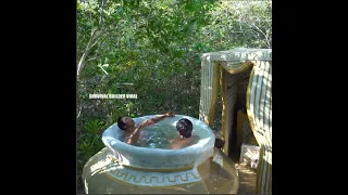 2 Smiling Man Temple House And Bath Pools