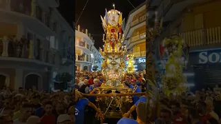 Cereo Pastori ballata ai "Quattro Canti" - Festa Sant' Antonio Abate 2022