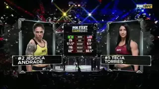 Jessica Andrade Very Tecia Torres Fight Night Part 1