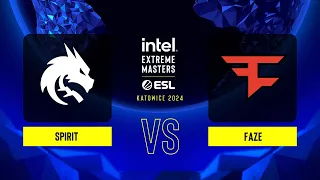 Spirit vs. FaZe - Map 1 [Mirage] - IEM Katowice 2024 - Group A