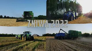 ✓żniwa jęczmienia z 2022 z ekipą jetlag✓  Ryczący John Deere & Newholland w akcji 🔥 THE FARMER TEAM