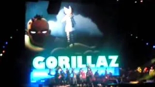 Gorillaz - broken - live in melbourne 2010