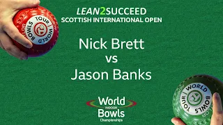 Scottish International Open 2023 -  Nick Brett vs Jason Banks - Day 2 Match 2
