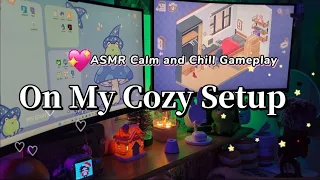 ASMR Calm & Relaxing Gameplay On My Setup (close-up whispers & mouse clicks)  |GIVEAWAY CLOSED|