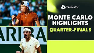 Rune Plays Medvedev; Tsitsipas Faces Fritz & More | Monte Carlo 2023 Highlights Quarter-Finals