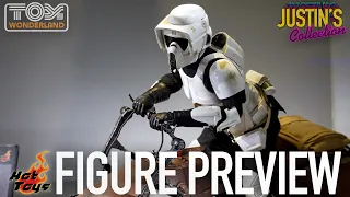 Hot Toys Scout Trooper & Speeder Bike Star Wars Return of the Jedi  - Figure Preview Episode 123