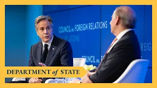 Secretary Blinken in a conversation with Council on Foreign Relations President Richard Haass