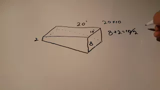 How to calculate the volume of a rectangular swimming pool