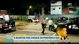 Choque en Periférico Sur deja cinco personas muertas | Noticias con Francisco Zea