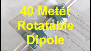 40 Meter Half-Wave Rotatable Dipole Antenna