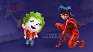 WHO IS BETTER? MY TALKING ANGELA COWBOY VS MIRACULOUS LADYBUG ?