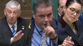 Speaker cuts off rude SNP MP as tempers running high during Patel's update on Ukraine