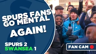 Tottenham Hotspur 2-1 Swansea | Spurs Fans Go Mental... AGAIN!!!