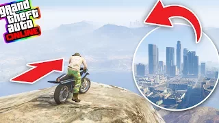 Gta 5 ITA - Dal Monte Chiliad alla città in volo!! - Stunt epico