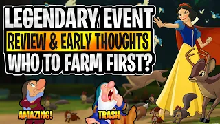 Snow White Legendary Event: The Fairest of Them All Review | Who To Farm? | Disney Sorcerer's Arena