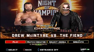 Drew McIntyre vs The Fiend in wwe 2k24 psp mod in psp emulater