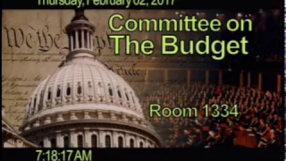 2017-003 Hearing: The Congressional Budget Office’s Budget and Economic Outlook [EventID=105505]