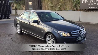 2009 Mercedes-Benz C-Class C220 Blue Efficiency Sport Automatic