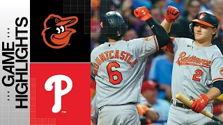 Orioles vs. Phillies Game Highlights (7/24/23) | MLB Highlights