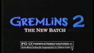 Gremlins 2 - The New Batch tv ad