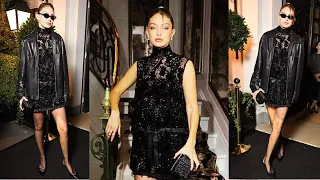 Gigi Hadid's Effortlessly Chic Paris Fashion Week Look Miu Miu Afterparty Outfit Breakdown