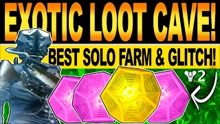 Destiny 2 | NEW EXOTIC LOOT CAVE! Best Solo FARM & GLITCH, How To Get Easy POWER! Season Of Arrivals