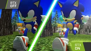 Sonic Adventure DX Modern RTX ULTRAWIDE 60 FPS & Dreamcast Restoration FULL 100% Story No Commentary