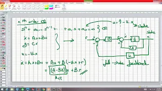 Kontrol Teorisi - Ders 19 - Durum Uzay ile Kontrolcü Tasarımı