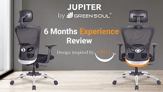 6 Months Review: Green Soul® Jupiter High-Back Mesh Office Executive Ergonomic Chair (Full Black)