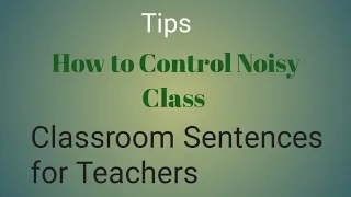 How to Control Noisy & Naughty Class|Classroom Sentences for teachers#viral#englishlearning#ytshorts