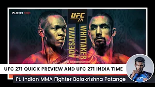 LockerRoom Quick Preview: UFC 271 - Adesanya vs. Whittaker | UFC 271 India Time and Channel | Hindi