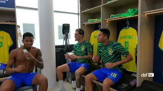 Bastidores da vitória da Seleção Sub 20 sobre a Venezuela no Sul Americano