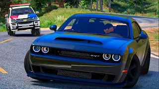 GTA V: MODS | DANDO TRABALHO PARA POLICIA COM O DODGE CHARGER DO RENATO GARCIA🔥