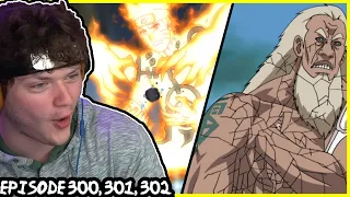 NARUTO VS THIRD RAIKAGE! Naruto Shippuden REACTION: Episode 300, 301, 302