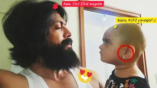 Cute Ayra Yash All Video Collection😍 | Yash and Radhika Pandith Daughter♥️ | KGF chapter2 |