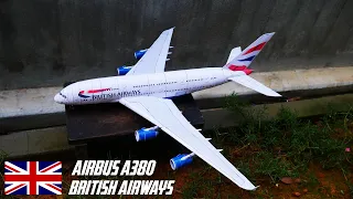 How to make Airbus A380 British Airways scale 1:120