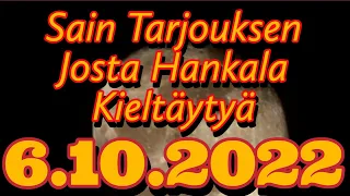 Sain Tarjouksen Josta On Hankala Kieltäytyä 6.10.2022 Pattaya Thaimaa