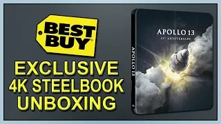 Apollo 13 Best Buy Exclusive 4K+2D Blu-ray SteelBook Unboxing